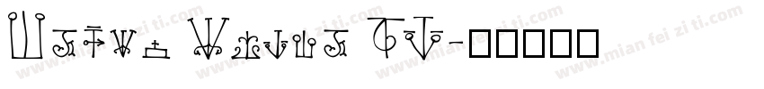 Raven Extra BT字体转换